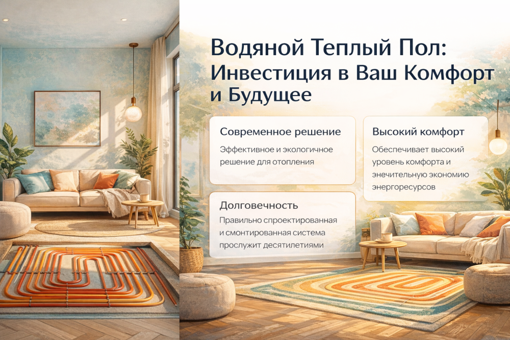 Монтаж теплого пола в коттедже. Особенности монтажа